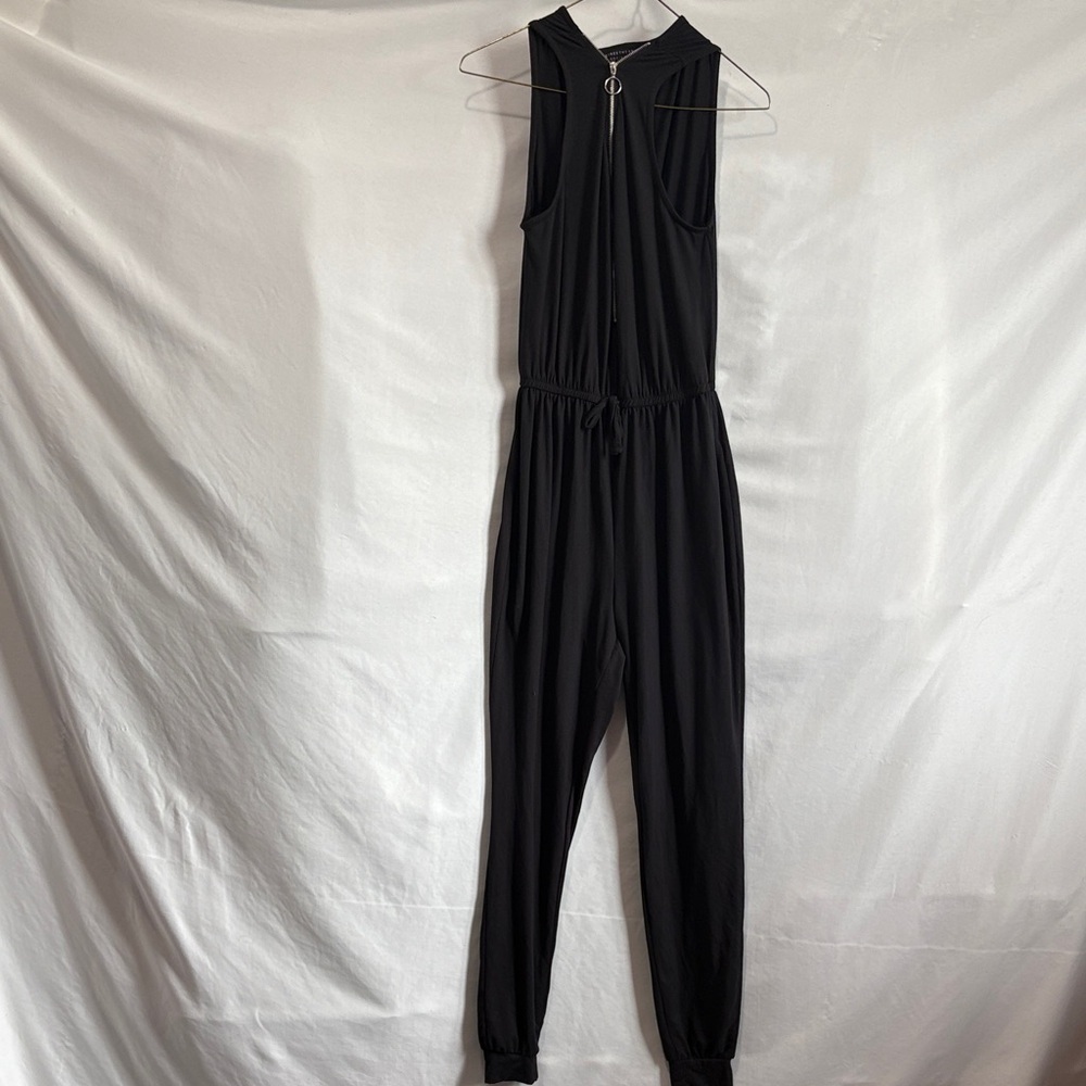 Streetwear Society Black Sleeveless Jumpsuit